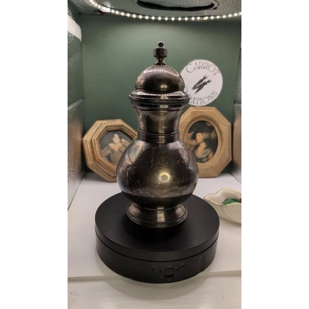 Vintage Silver-Plated Lidded Pitcher